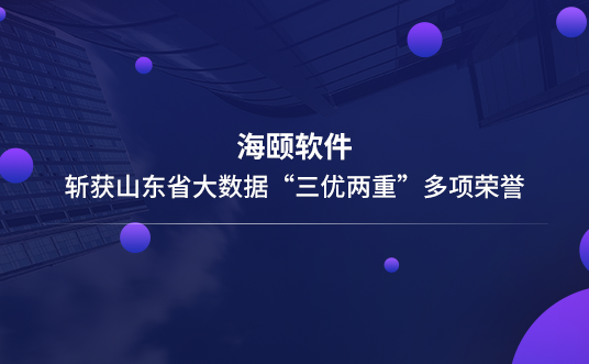 PA尊龙凯时软件斩获山东省大数据“三优两重”多项声誉